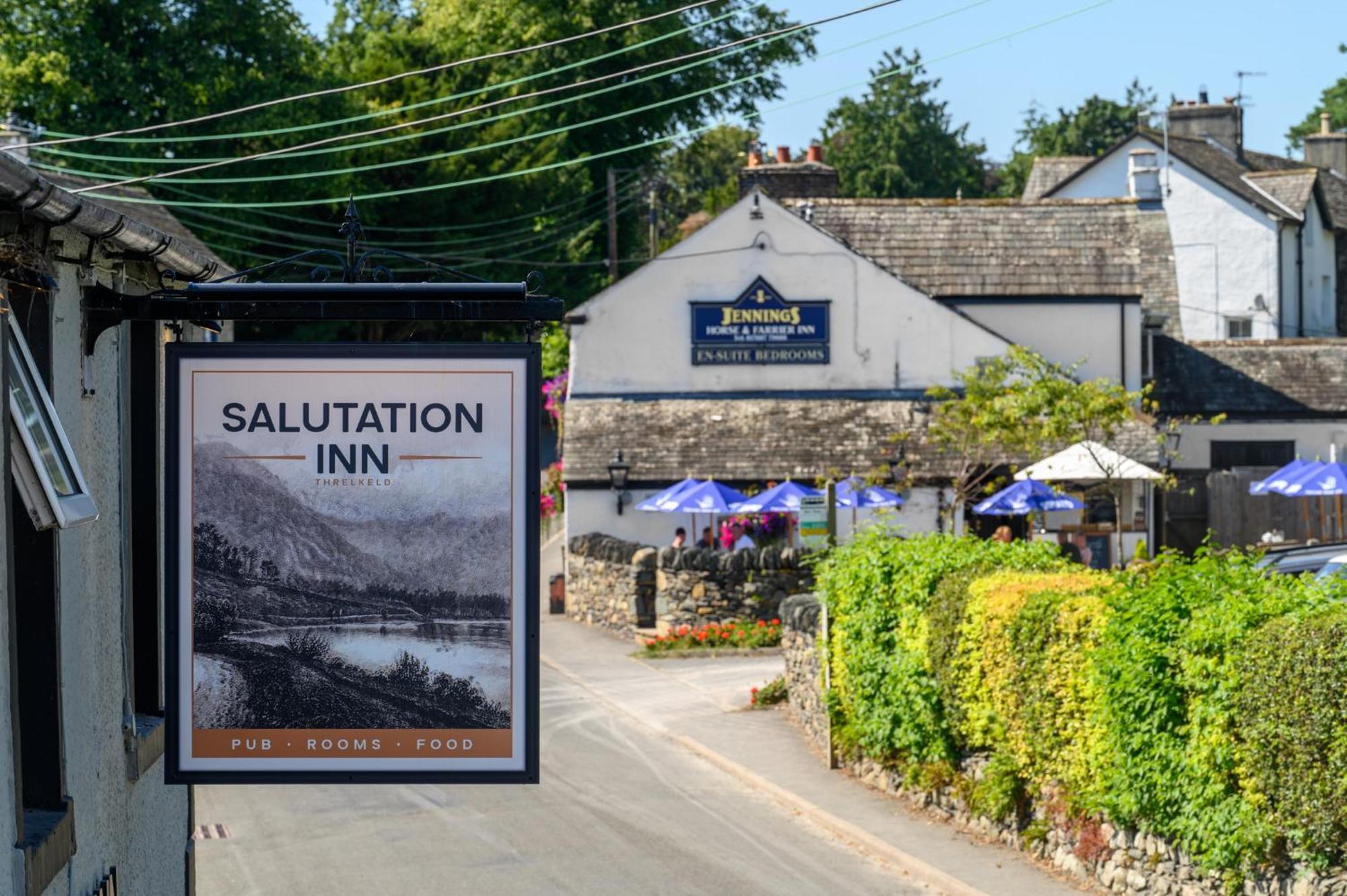 The Horse And Farrier Inn And The Salutation Inn Threlkeld Keswick Bagian luar foto